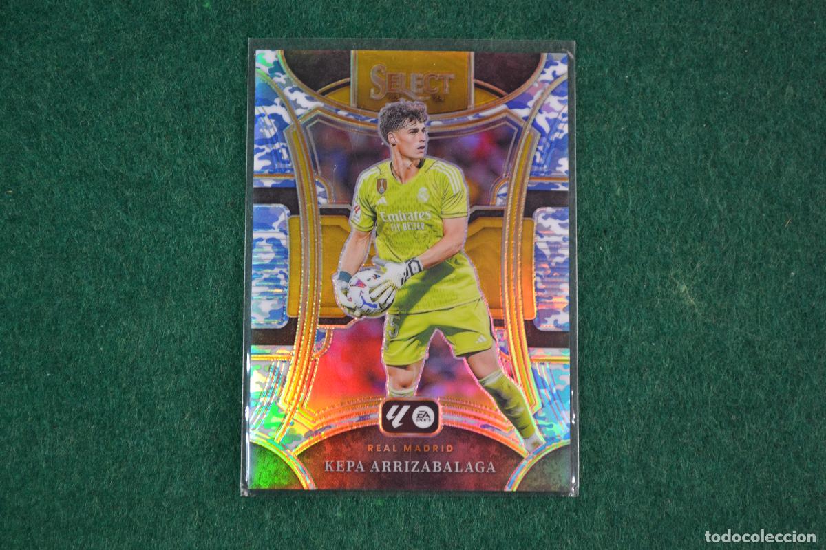 Cromos de F&uacute;tbol: PANINI SELECT LA LIGA 2024-25 - 173 KEPA ARRIZABALAGA (REAL MADRID) WINTER CAMO NUMERADA 04/99