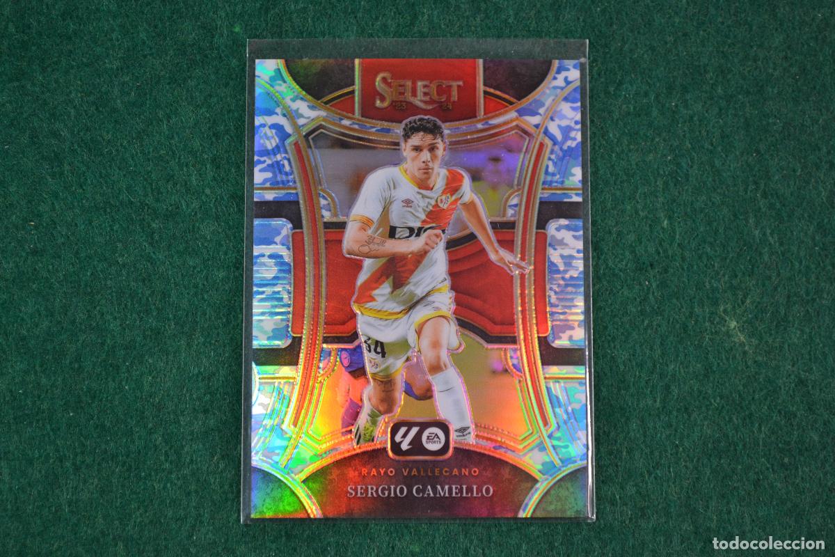 Cromos de F&uacute;tbol: PANINI SELECT LA LIGA 2024-25 - 155 SERGIO CAMELLO (RAYO VALLECANO) WINTER CAMO NUMERADA 51/99