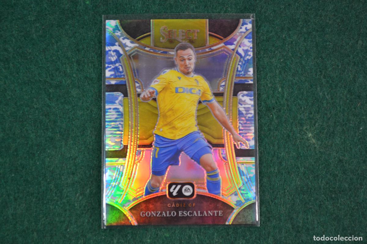 Cromos de F&uacute;tbol: PANINI SELECT LA LIGA 2024-25 - 128 GONZALO ESCALANTE (CADIZ CF) PARALELA WINTER CAMO NUMERADA 86/99