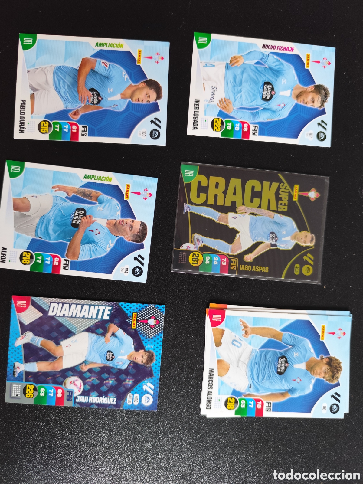 Cromos de F&uacute;tbol: Lote 28 card Celta de Vigo Adrenalyn Xl