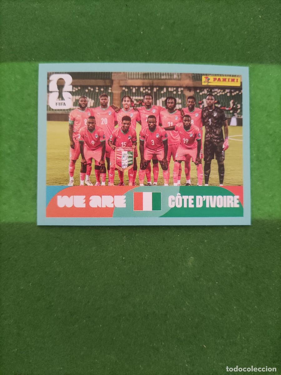 Cromos de F&uacute;tbol: We are Costa de Marfil CIV 13 Sticker Mundial 2026 FIFA World Cup / Sin pegar