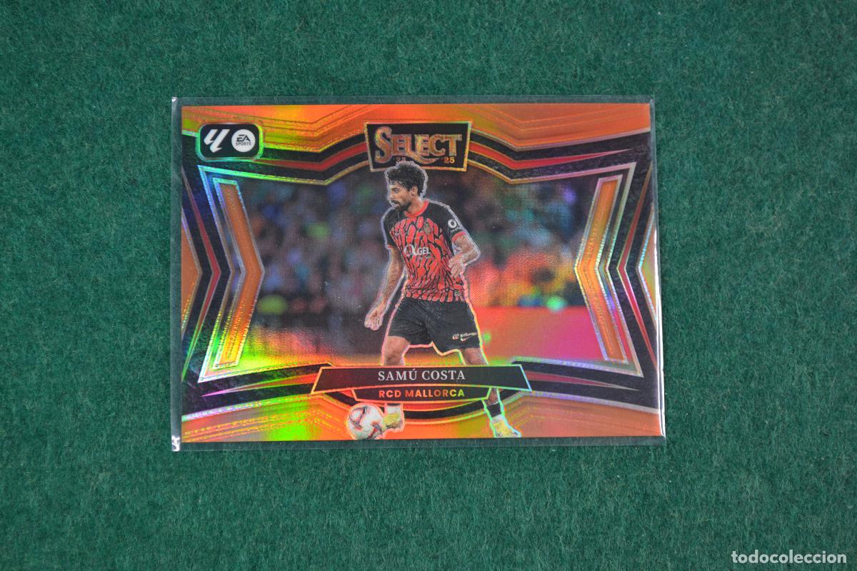 Cromos de F&uacute;tbol: PANINI SELECT LA LIGA 2024-25 - 228 SAMU COSTA (RCD MALLORCA) PARALELA ORANGE NUMERADA 08/49