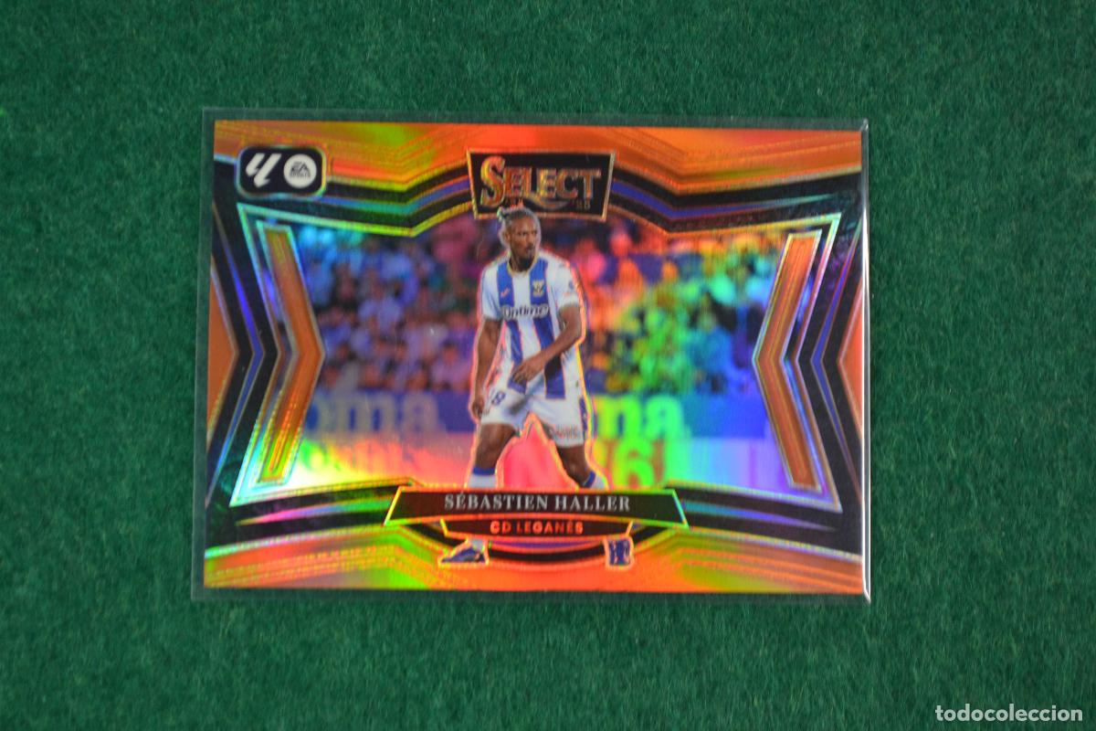 Cromos de F&uacute;tbol: PANINI SELECT LA LIGA 2024-25 - 210 SEBASTIEN HALLER (CD LEGANES) PARALELA ORANGE NUMERADA 47/49