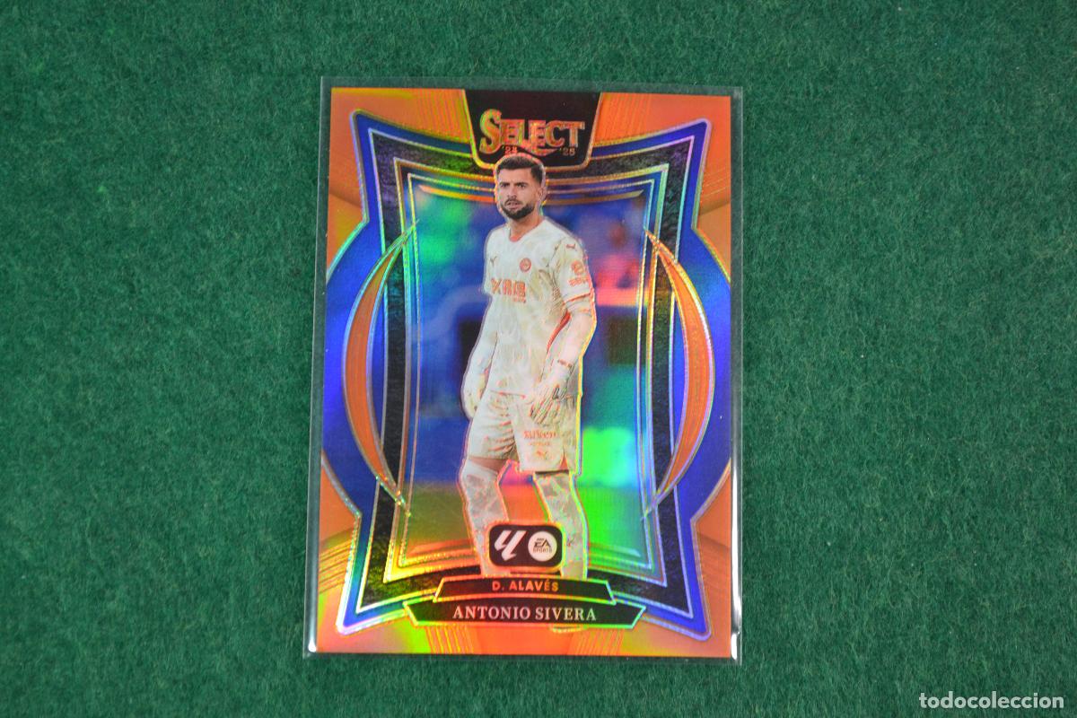 Cromos de F&uacute;tbol: PANINI SELECT LA LIGA 2024-25 - 75 ANTONIO SIVERA (ALAVES) PARALELA ORANGE NUMERADA 23/49