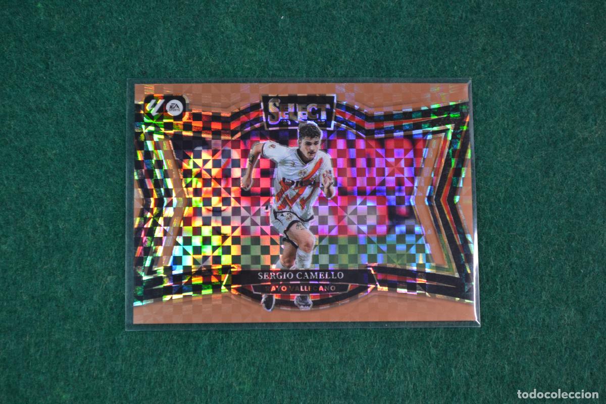 Cromos de F&uacute;tbol: PANINI SELECT LA LIGA 2024-25 - 222 SERGIO CAMELLO (RAYO VALLECANO) PARALELA BRONZE NUMERADA 08/59