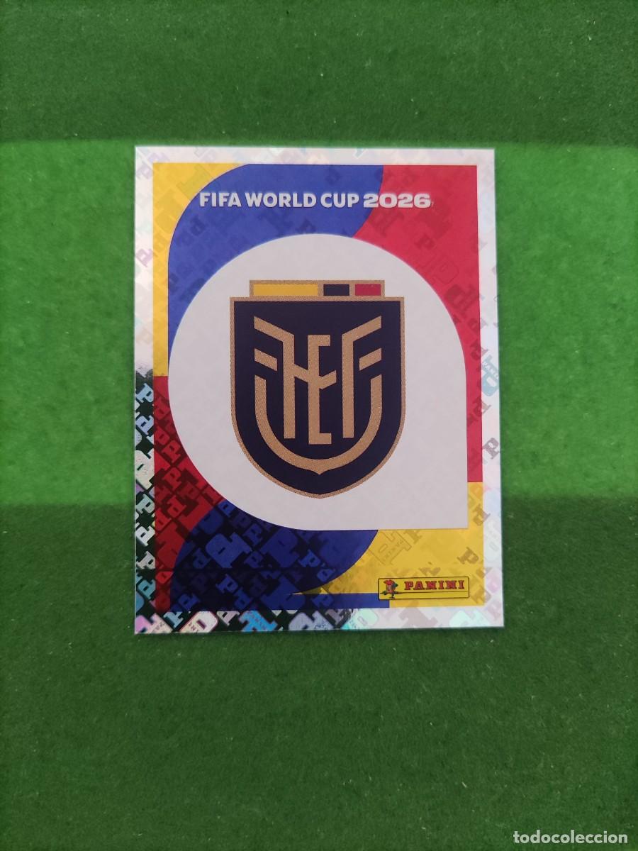 Figurine di Calcio: Escudo Ecuador ECU 1 Sticker Mundial 2026 FIFA World Cup / Sin pegar