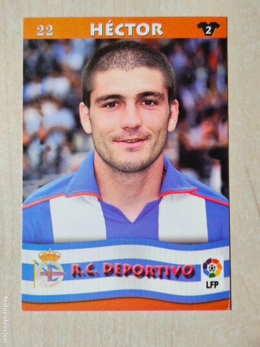Figurine di Calcio: FICHA N&ordm; 22 HECTOR - MUNDICROMO LIGA TOP 2003 - DEPORTIVO DE LA CORU&Ntilde;A