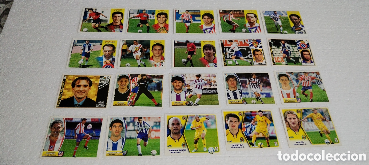 Figurine di Calcio: Lote de 46 cromos ediciones este varias temporadas