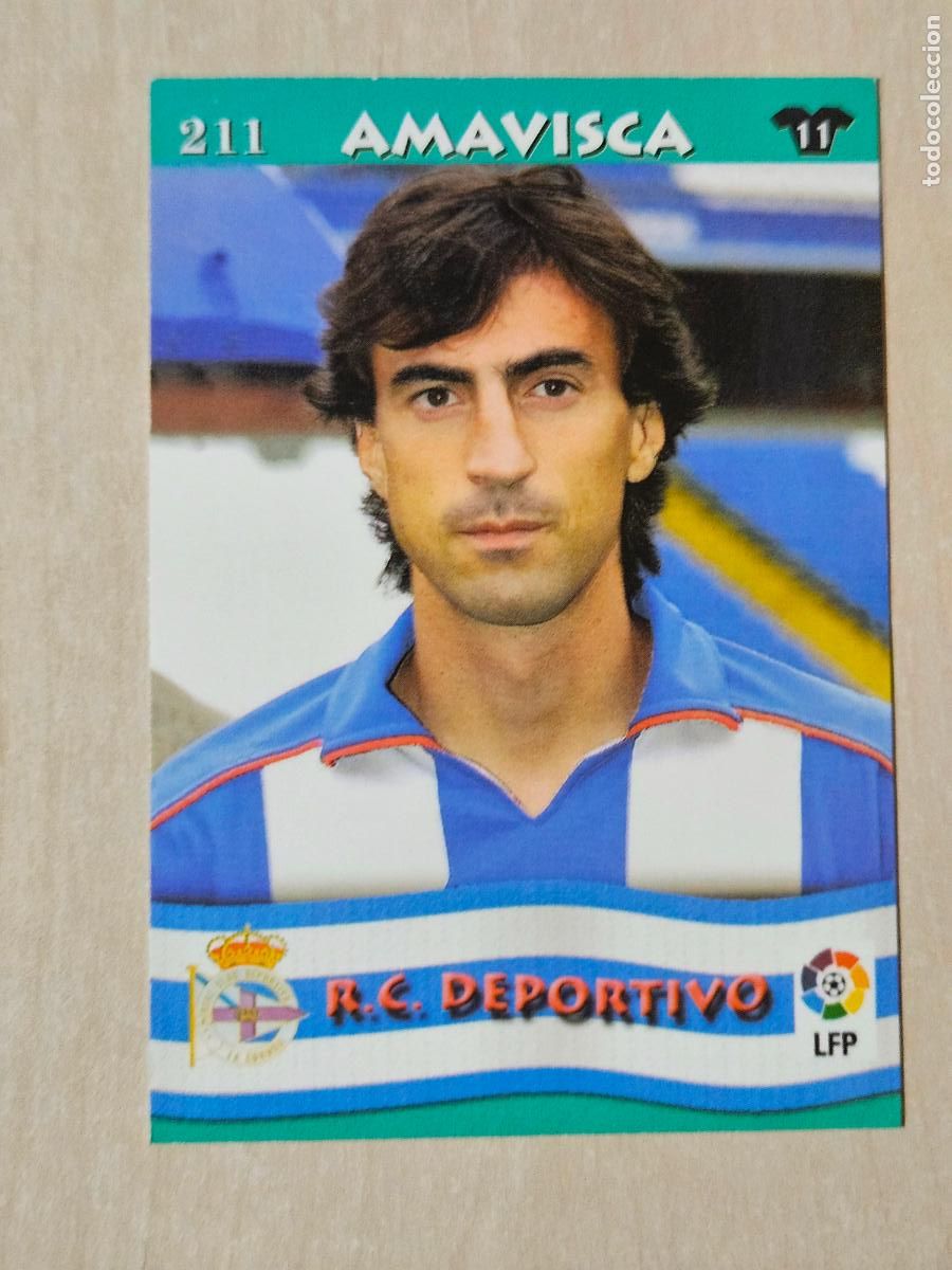 Cromos de F&uacute;tbol: FICHA N&ordm; 211 AMAVISCA - MUNDICROMO LIGA TOP 2003 - DEPORTIVO DE LA CORU&Ntilde;A