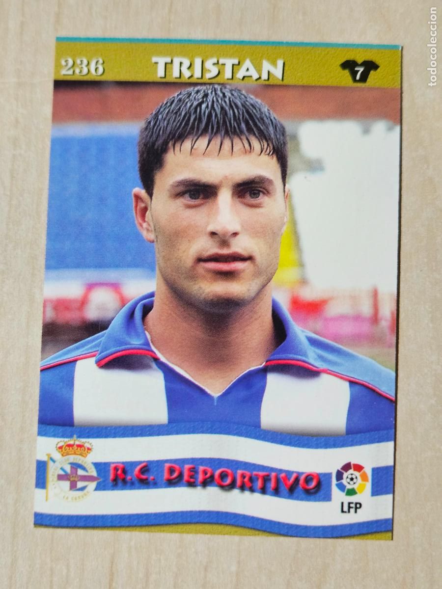 Cromos de F&uacute;tbol: FICHA N&ordm; 236 DIEGO TRISTAN - MUNDICROMO LIGA TOP 2003 - DEPORTIVO DE LA CORU&Ntilde;A