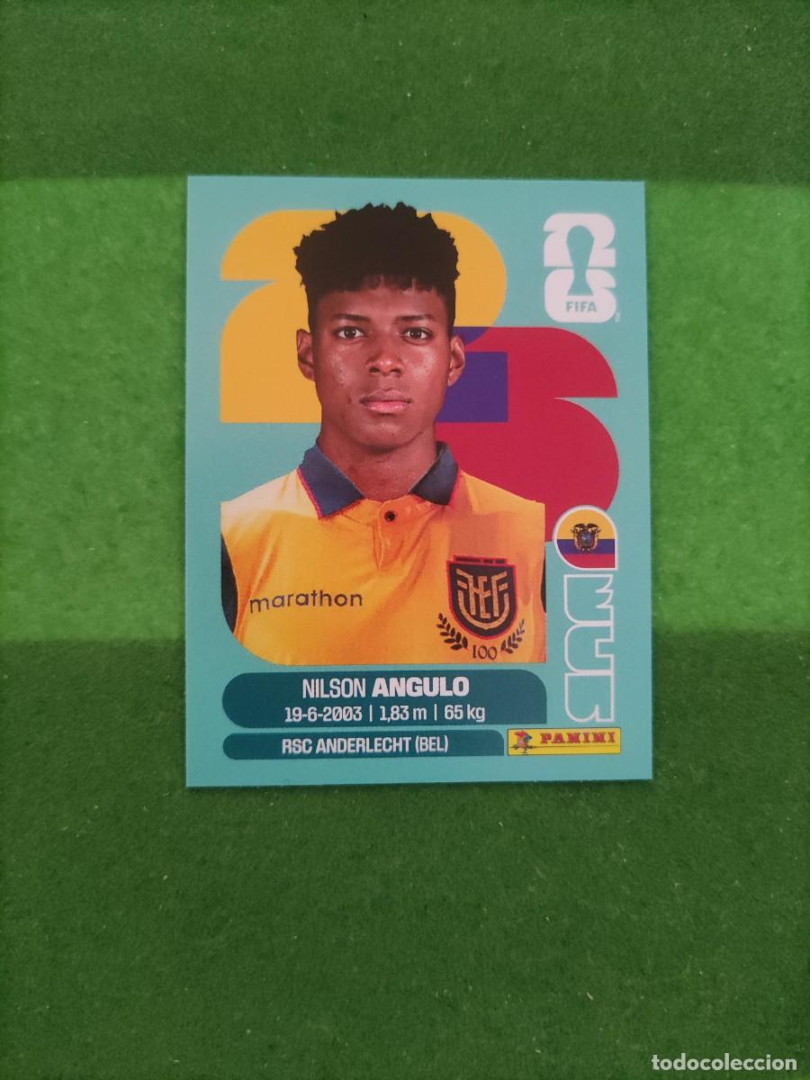 Cromos de F&uacute;tbol: Angulo Ecuador ECU 17 Sticker Mundial 2026 FIFA World Cup / Sin pegar