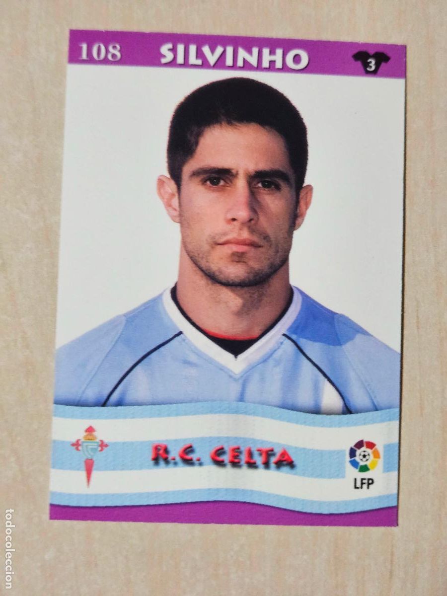 Figurine di Calcio: FICHA N&ordm; 103 SILVINHO - MUNDICROMO LIGA TOP 2003 - REAL CELTA