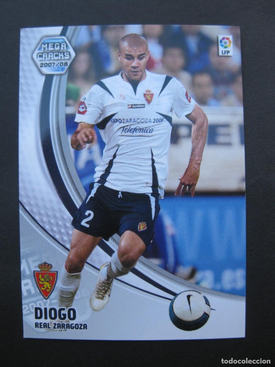 Figurine di Calcio: DIOGO (REAL ZARAGOZA) - N&ordm; 345 - MEGACRACKS 2007-2008 - PANINI - 07-08.