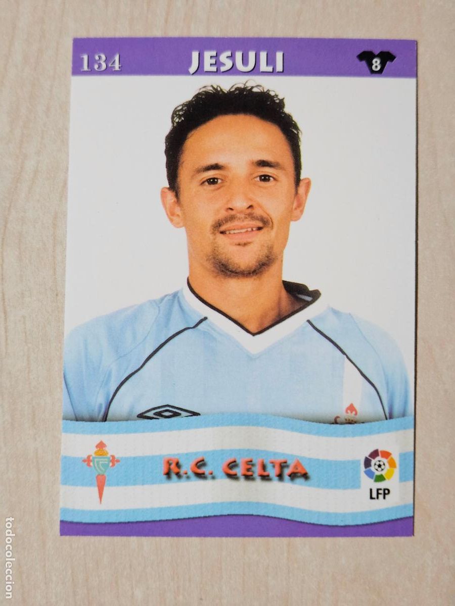 Figurine di Calcio: FICHA N&ordm; 134 JESULI - MUNDICROMO LIGA TOP 2003 - REAL CELTA