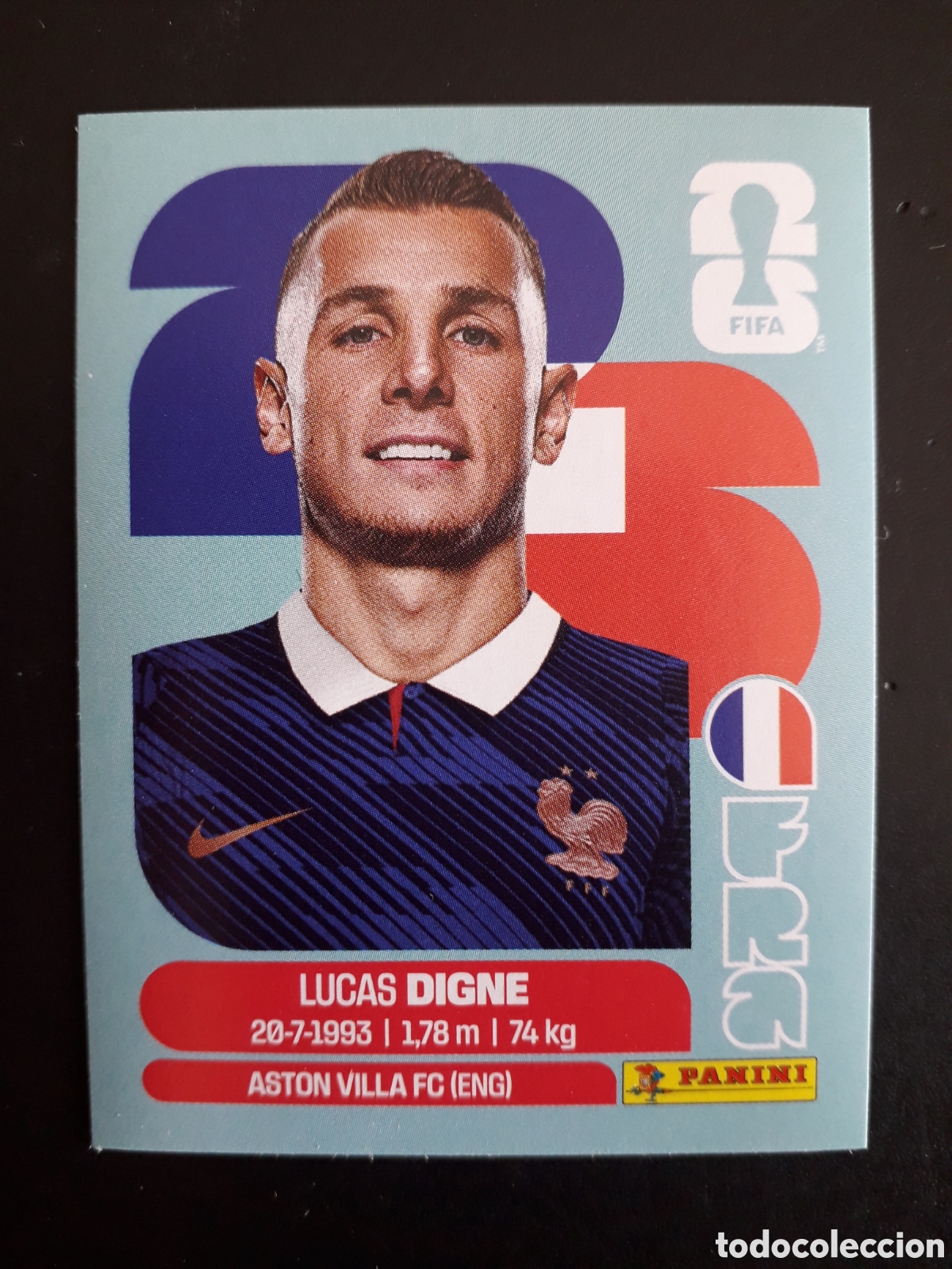 Cromos de F&uacute;tbol: DIGNE FRANCIA FRA 8 MUNDIAL F&Uacute;TBOL 2026 FIFA WORLD CUP PANINI SIN PEGAR PEDIDO M&Iacute;NIMO 3&euro;