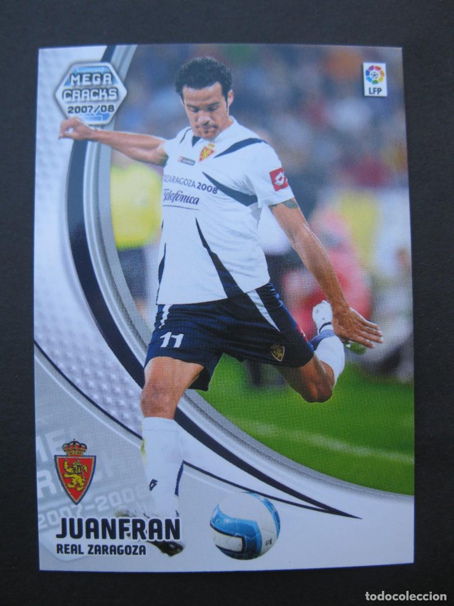 Cromos de F&uacute;tbol: JUANFRAN (REAL ZARAGOZA) - N&ordm; 348 - MEGACRACKS 2007-2008 - PANINI - 07-08.