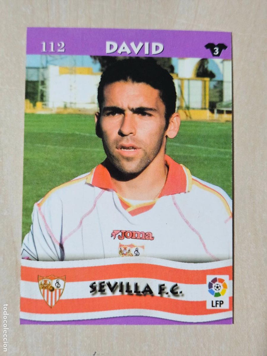 Cromos de F&uacute;tbol: FICHA N&ordm; 112 DAVID - MUNDICROMO LIGA TOP 2003 - SEVILLA
