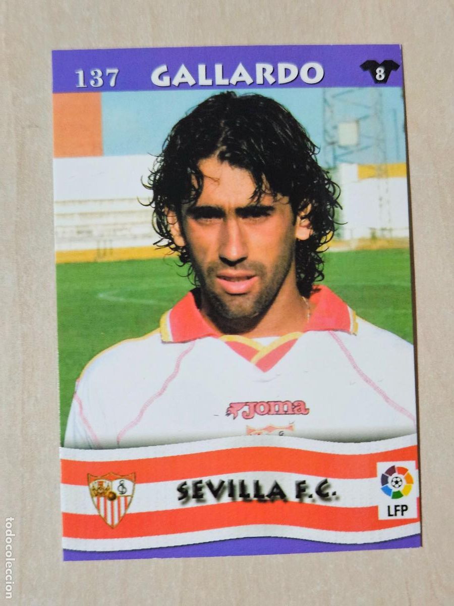 Cromos de F&uacute;tbol: FICHA N&ordm; 137 GALLARDO - MUNDICROMO LIGA TOP 2003 - SEVILLA