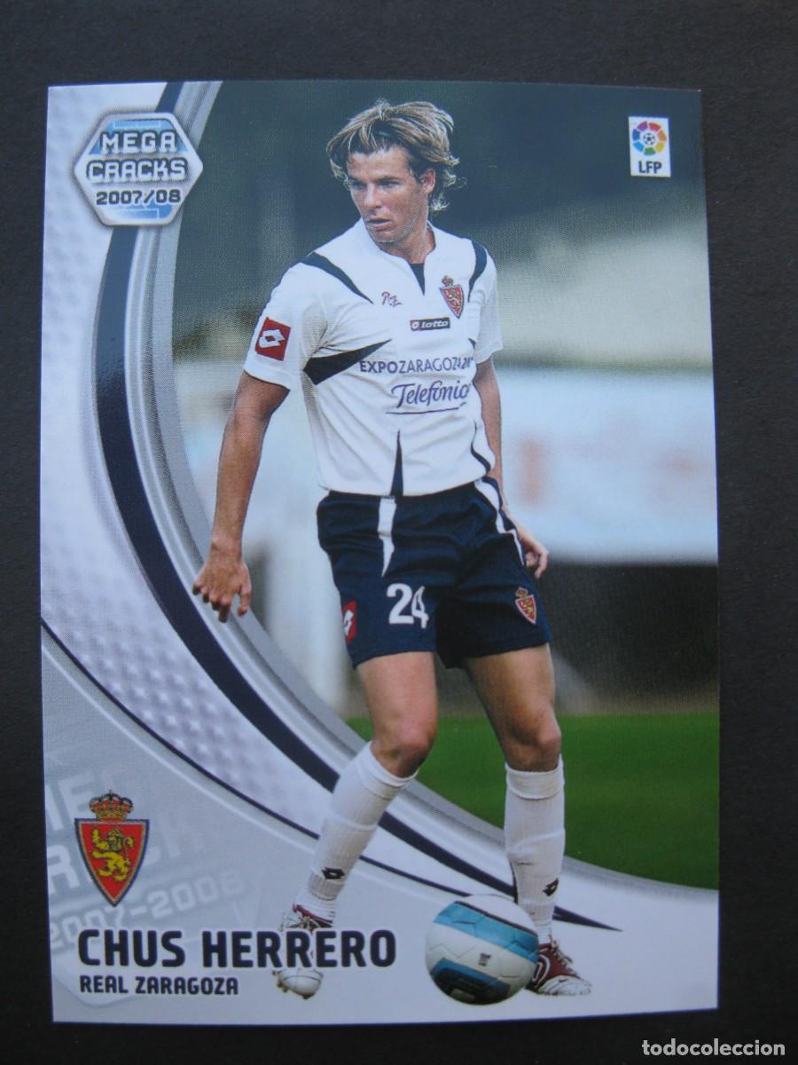 Cromos de F&uacute;tbol: CHUS HERRERO (REAL ZARAGOZA) - N&ordm; 349 - MEGACRACKS 2007-2008 - PANINI - 07-08.