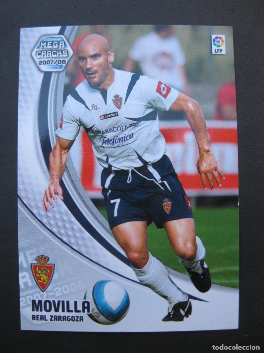 Cromos de F&uacute;tbol: MOVILLA (REAL ZARAGOZA) - N&ordm; 350 - MEGACRACKS 2007-2008 - PANINI - 07-08.