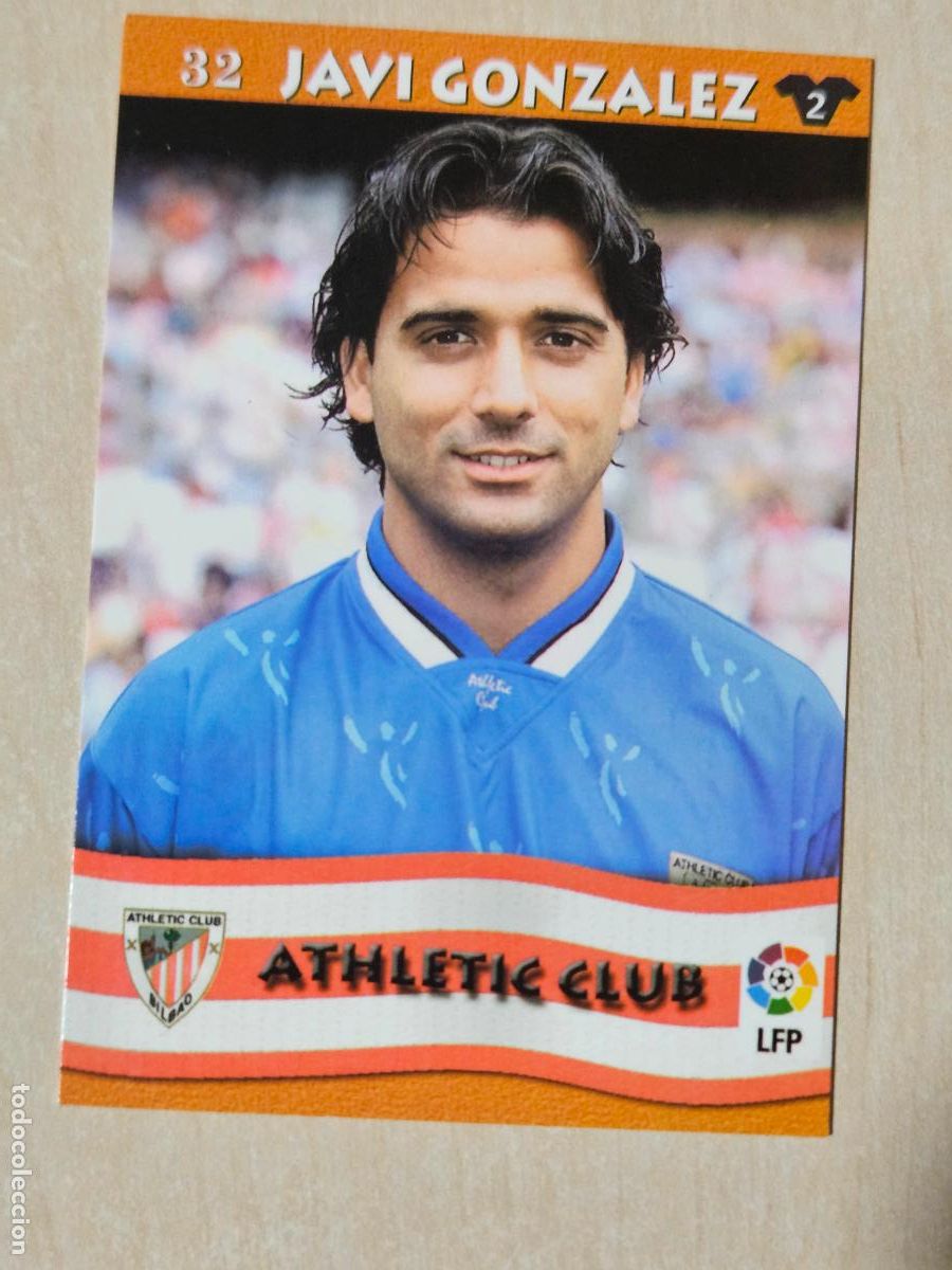 Football Stickers: FICHA N&ordm; 32 JAVI GONZALEZ - MUNDICROMO LIGA TOP 2003 - ATHLETIC DE BILBAO