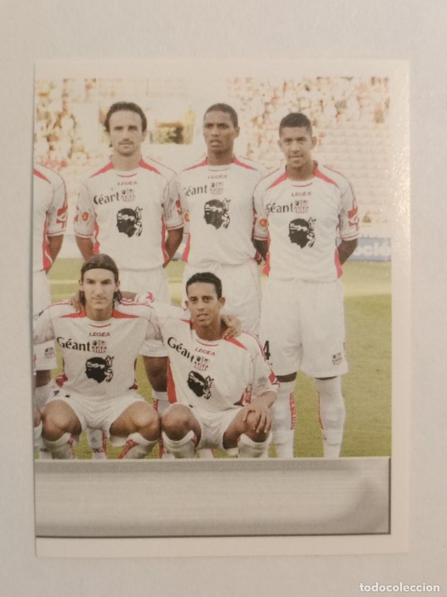 Football Stickers: #480 EQUIPO (AJACCIO) LIGUE 1 FOOT 2007 PANINI