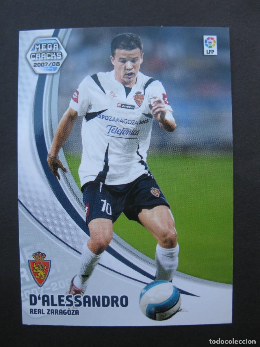 Cromos de F&uacute;tbol: D'ALESSANDRO (REAL ZARAGOZA) - N&ordm; 354 - MEGACRACKS 2007-2008 - PANINI - 07-08.