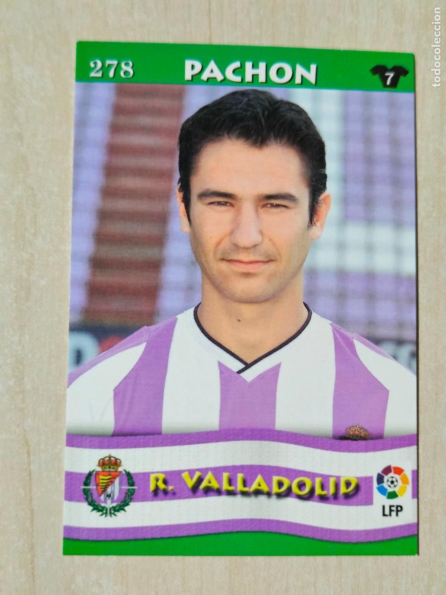 Cromos de F&uacute;tbol: FICHA N&ordm; 278 PACHON - MUNDICROMO LIGA TOP 2003 - REAL VALLADOLID