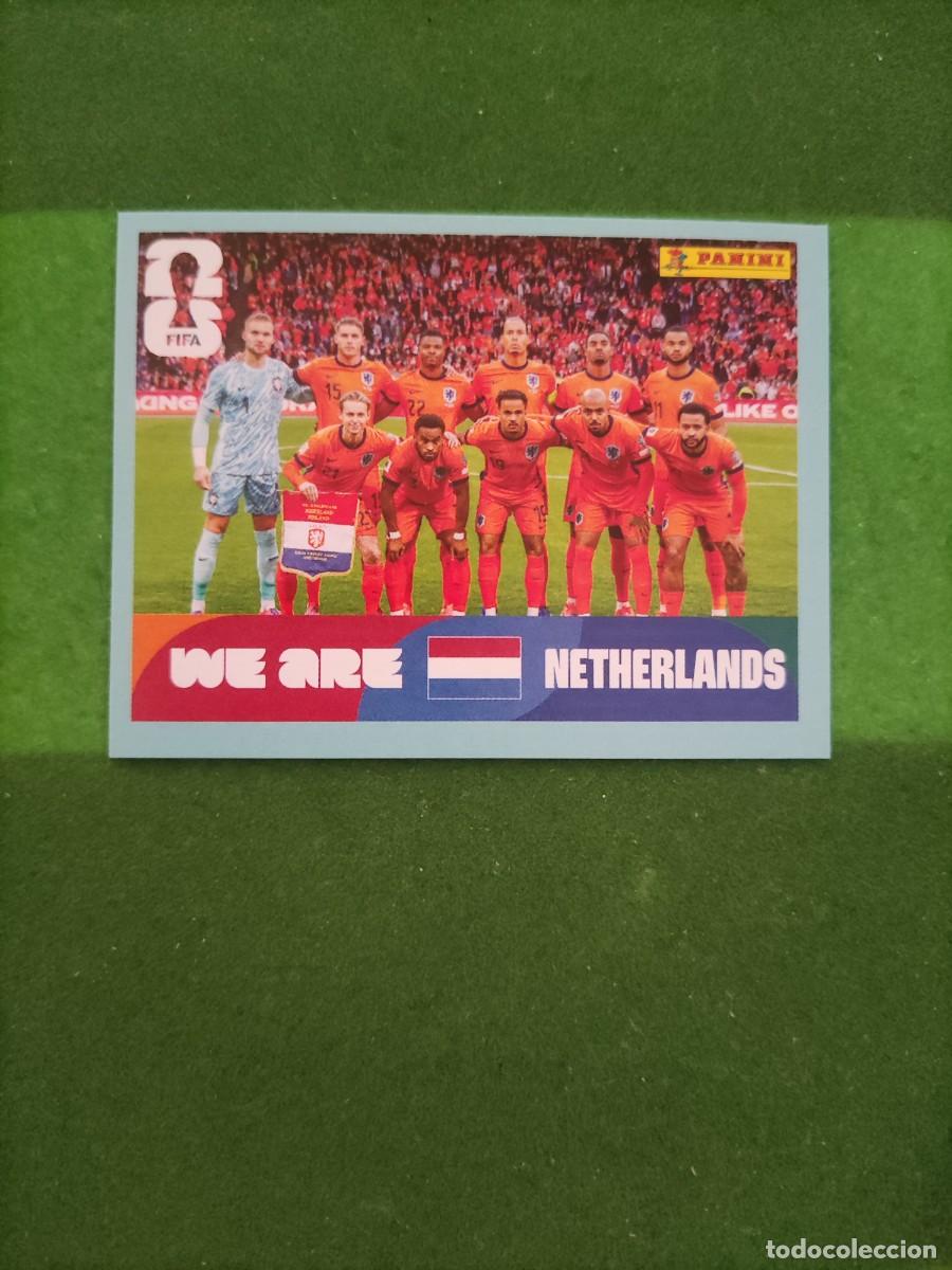 Cromos de F&uacute;tbol: We are Pa&iacute;ses Bajos NED 13 Sticker Mundial 2026 FIFA World Cup / Sin pegar
