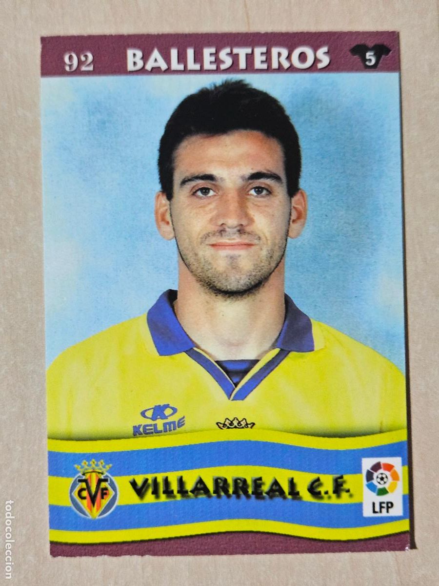 Cromos de Futebol: FICHA N&ordm; 92 BALLESTEROS - MUNDICROMO LIGA TOP 2003 - VILLARREAL
