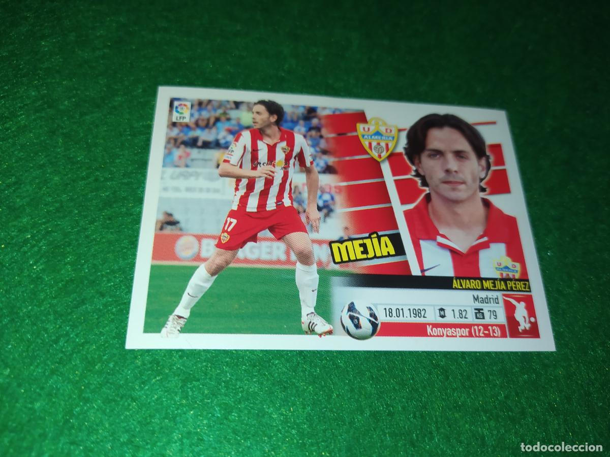 Cartes &agrave; collectionner de Football: LIGA ESTE 2013 2014 13/14 NUEVO SIN PEGAR ALMERIA N&ordm; 8 MEJIA