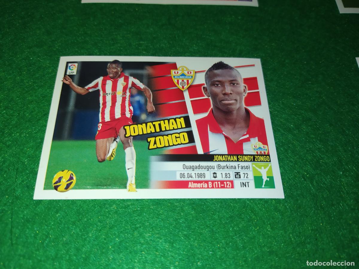 Cromos de F&uacute;tbol: LIGA ESTE 2013 2014 13/14 NUEVO SIN PEGAR ALMERIA N&ordm; 14 B JONATHAN ZONGO