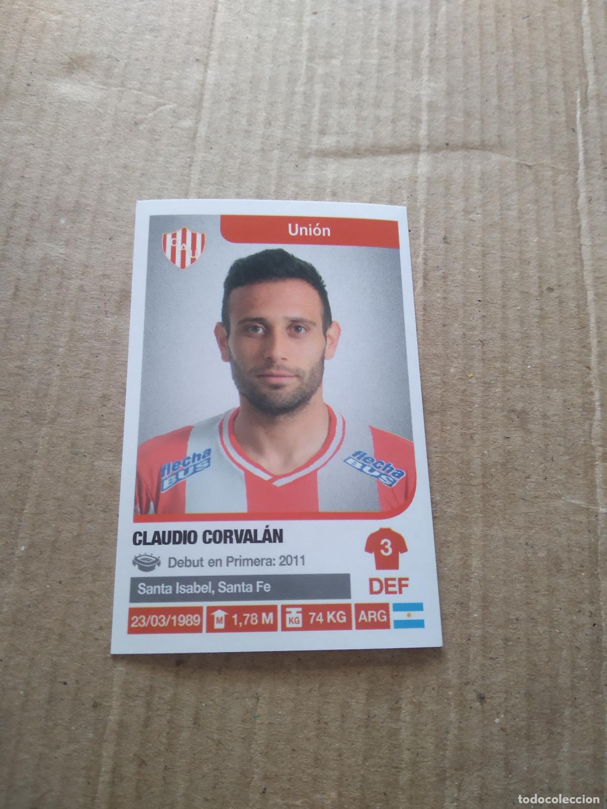 Cromos de F&uacute;tbol: 368 CLAUDIO CORVALAN UNION CROMO FUTBOL ARGENTINO 18-19 PANINI LIGA ARGENTINA 2018-2019