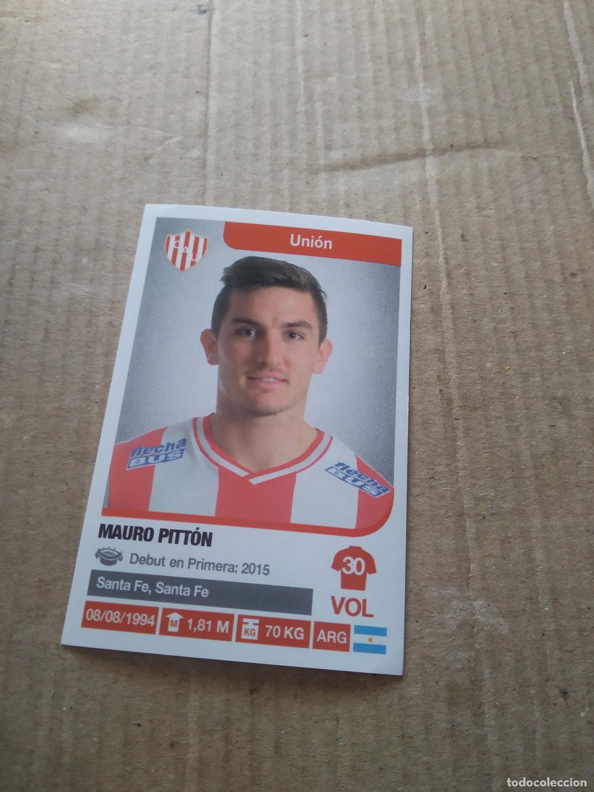 Cromos de F&uacute;tbol: 372 MAURO PITTON UNION CROMO FUTBOL ARGENTINO 18-19 PANINI LIGA ARGENTINA 2018-2019