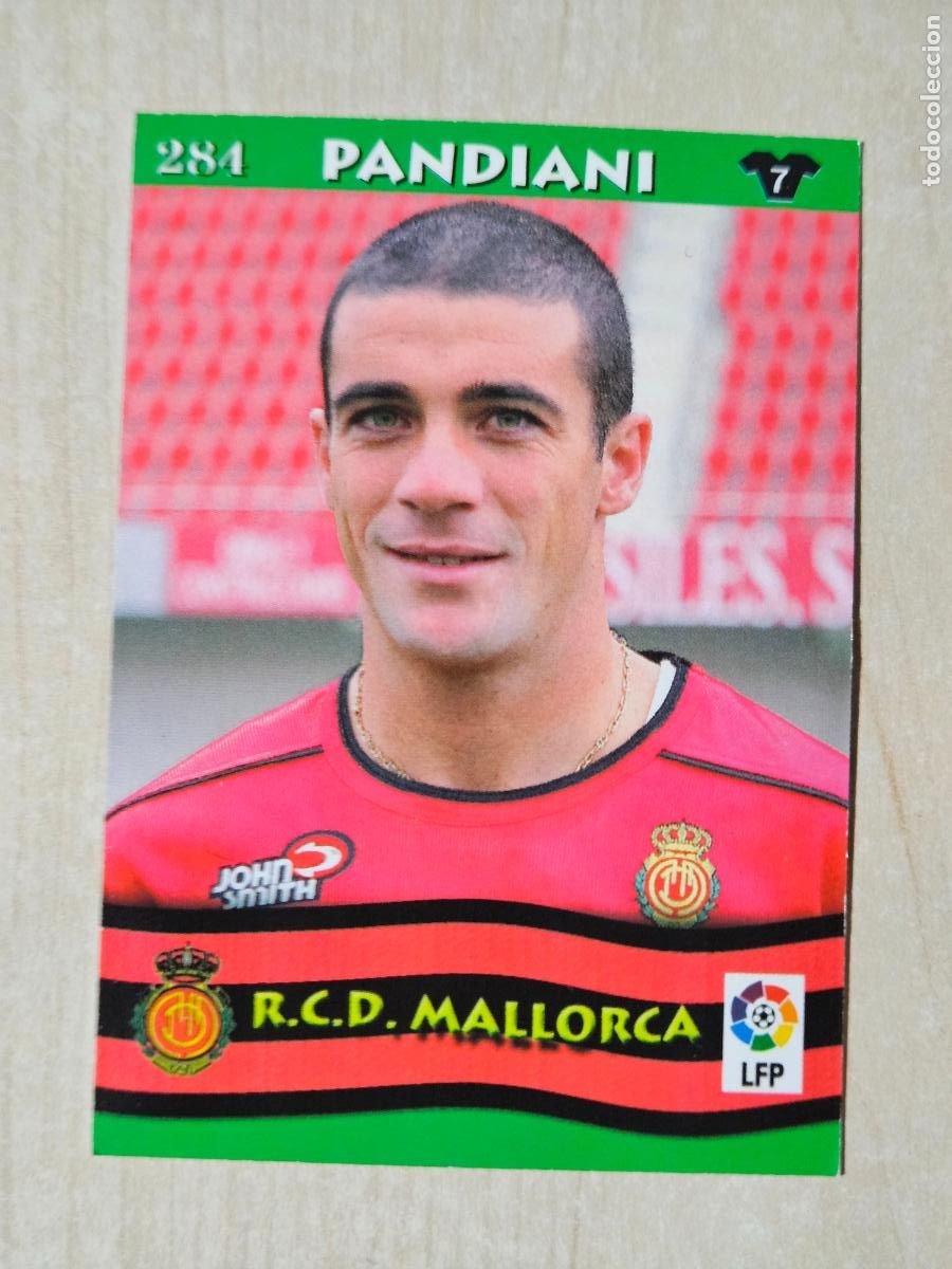 Cromos de F&uacute;tbol: FICHA N&ordm; 284 PANDIANI - MUNDICROMO LIGA TOP 2003 - MALLORCA