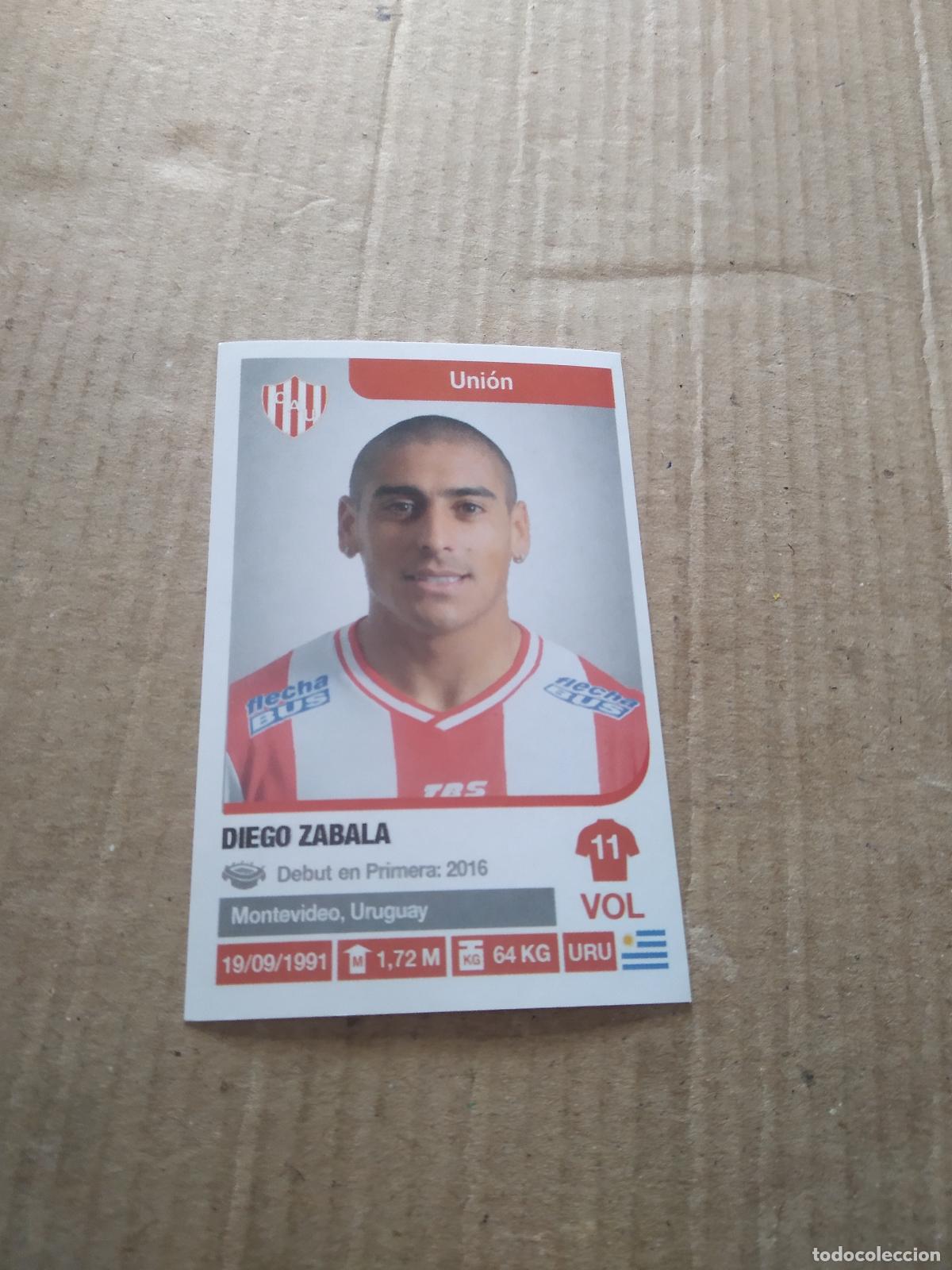 Cromos de F&uacute;tbol: 373 DIEGO ZABALA UNION CROMO FUTBOL ARGENTINO 18-19 PANINI LIGA ARGENTINA 2018-2019