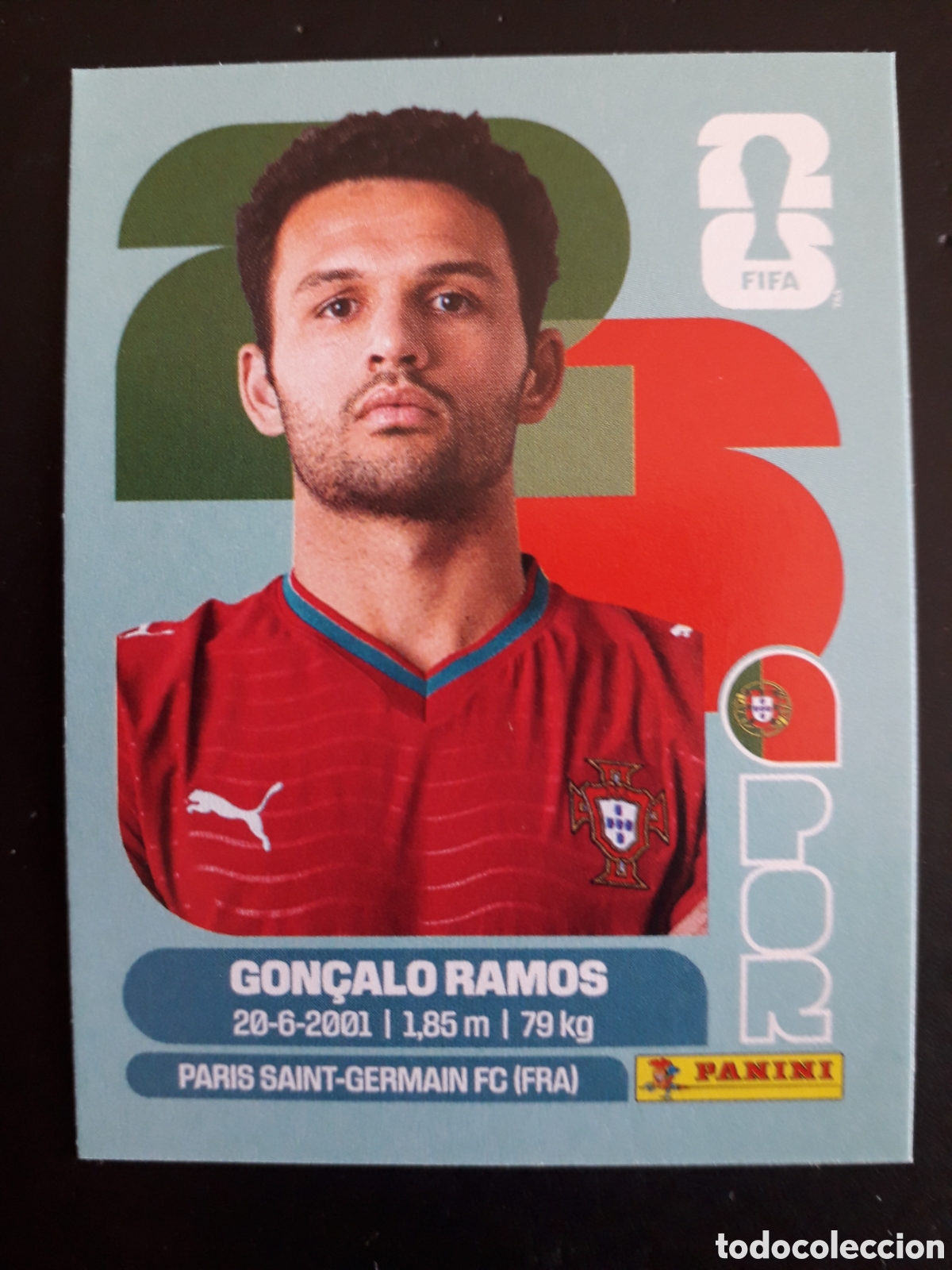 Cromos de F&uacute;tbol: GON&Ccedil;ALO RAMOS PORTUGAL POR 18 MUNDIAL F&Uacute;TBOL 2026 FIFA WORLD CUP PANINI SIN PEGAR PEDIDO M&Iacute;NIMO 3&euro;.