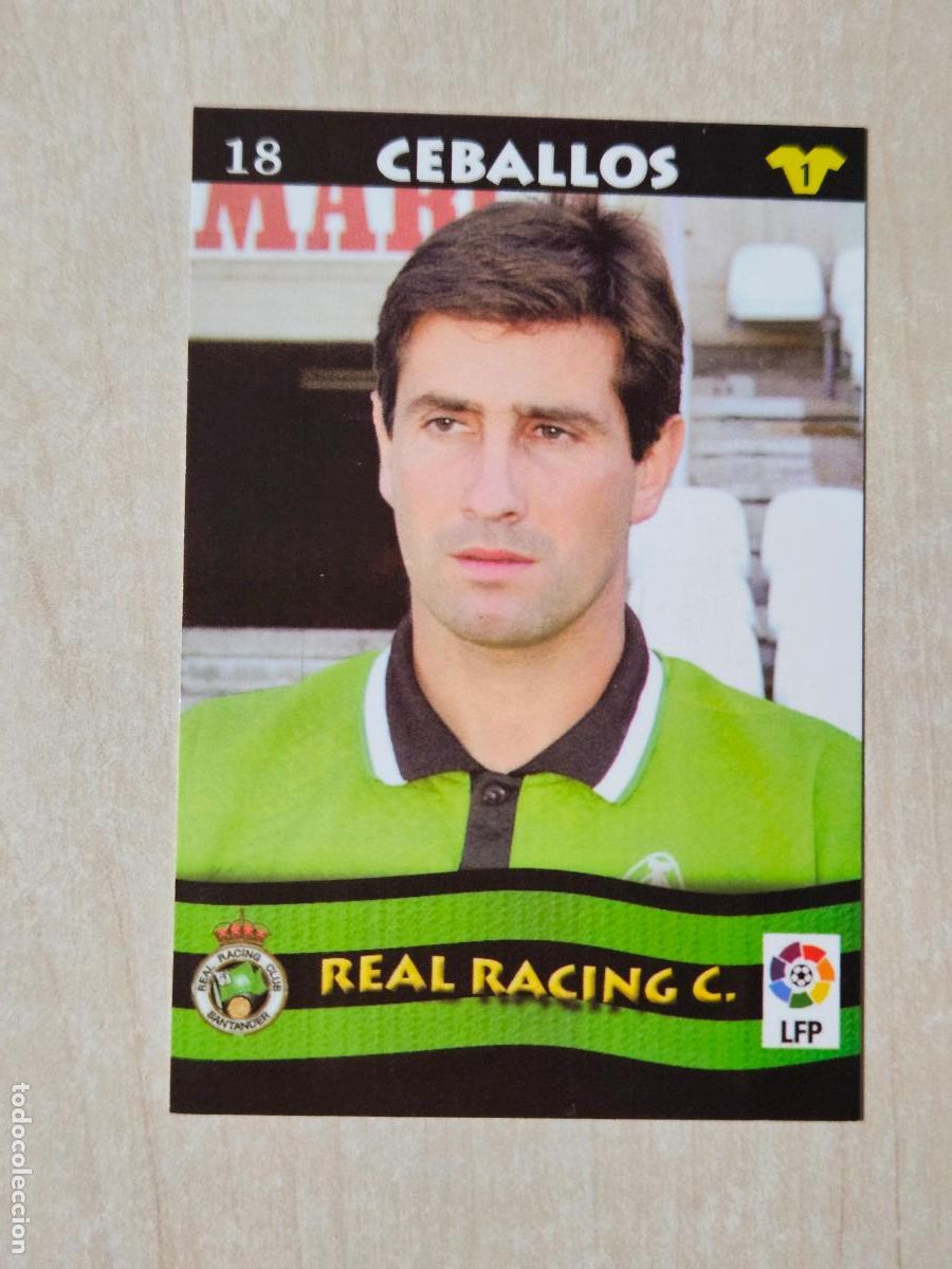 Cromos de F&uacute;tbol: FICHA N&ordm; 18 CEBALLOS - MUNDICROMO LIGA TOP 2003 - RACING DE SANTANDER