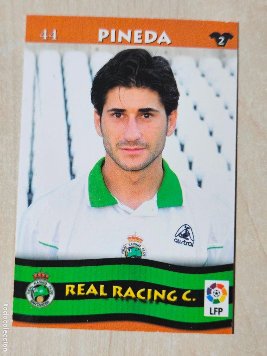 Cromos de F&uacute;tbol: FICHA N&ordm; 44 PINEDA - MUNDICROMO LIGA TOP 2003 - RACING DE SANTANDER