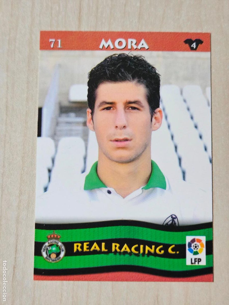 Cromos de F&uacute;tbol: FICHA N&ordm; 71 MORA - MUNDICROMO LIGA TOP 2003 - RACING DE SANTANDER