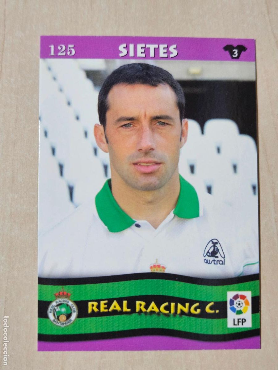 Cromos de F&uacute;tbol: FICHA N&ordm; 125 SIETES - MUNDICROMO LIGA TOP 2003 - RACING DE SANTANDER