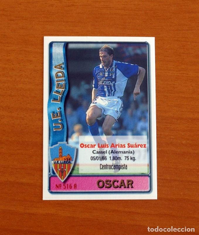 Cromos de F&uacute;tbol: Lleida -N&ordm; 516 A-B &Oacute;scar-Sandro -2&ordf; Divisi&oacute;n-Mundicromo Las Fichas de la Liga 1996-1997-96-97