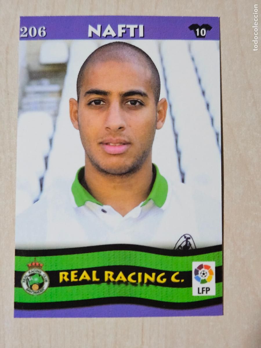 Cromos de F&uacute;tbol: FICHA N&ordm; 206 NAFTI - MUNDICROMO LIGA TOP 2003 - RACING DE SANTANDER