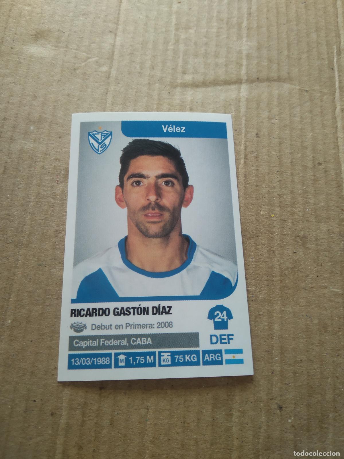 Cromos de F&uacute;tbol: 381 RICARDO GASTON DIAZ VELEZ CROMO FUTBOL ARGENTINO 18-19 PANINI LIGA ARGENTINA 2018-2019
