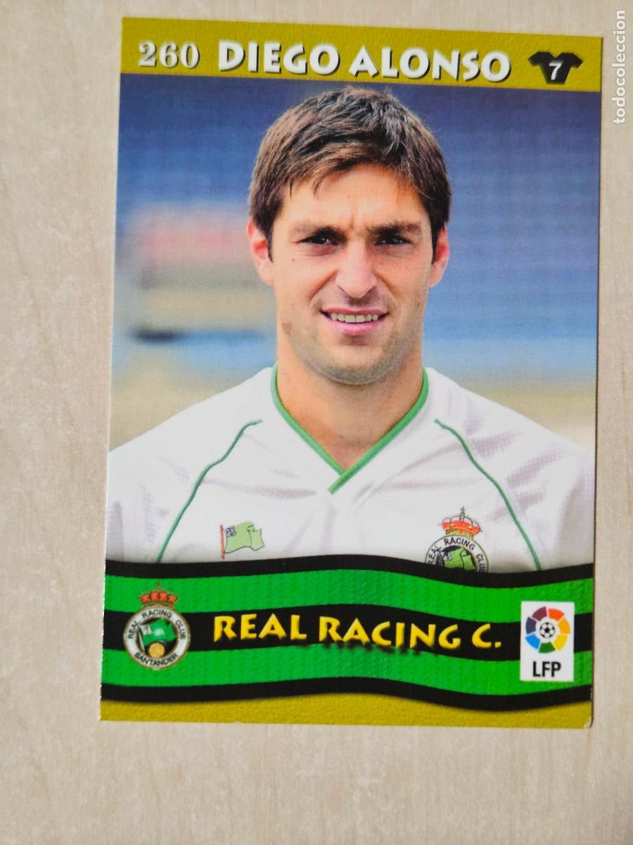 Cromos de F&uacute;tbol: FICHA N&ordm; 260 DIEGO ALONSO - MUNDICROMO LIGA TOP 2003 - RACING DE SANTANDER