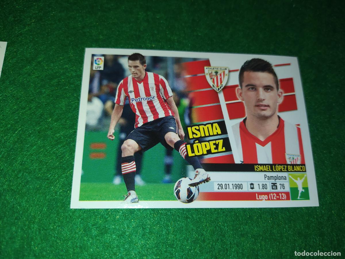 Cromos de F&uacute;tbol: LIGA ESTE 2013 2014 13/14 NUEVO SIN PEGAR ATHLETIC CLUB N&ordm; 14 B ISMA LOPEZ