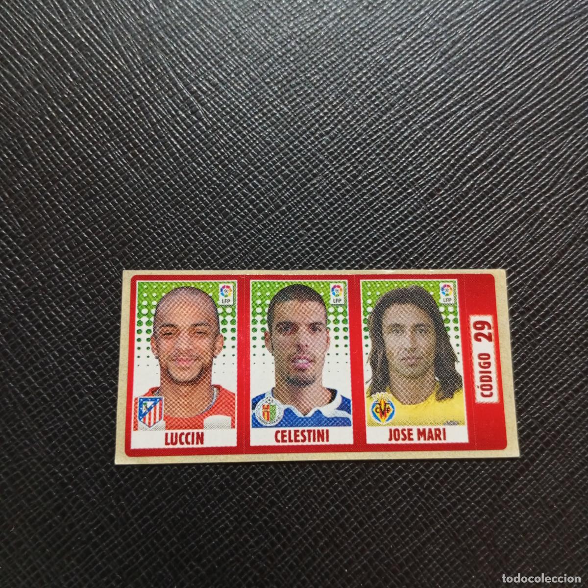 Cromos de F&uacute;tbol: CODIGO 29 LUCCON CELESTINI JOSE MARI CHICLE LIGA DE LAS ESTRELLAS 2005 2006 - SIN PEGAR - A77 PG16