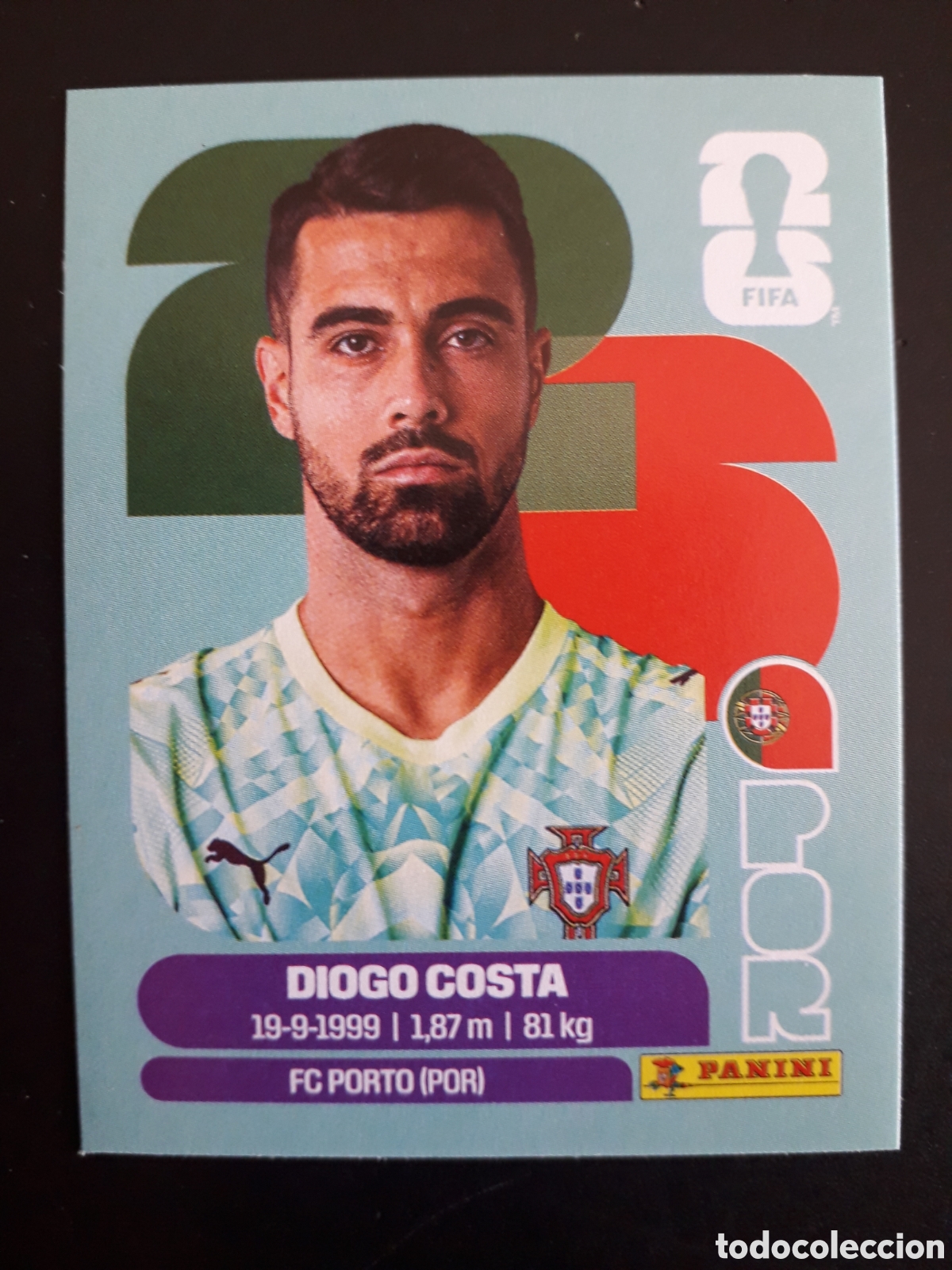 Cromos de F&uacute;tbol: DIOGO COSTA PORTUGAL POR 2 MUNDIAL F&Uacute;TBOL 2026 FIFA WORLD CUP PANINI SIN PEGAR PEDIDO M&Iacute;NIMO 3&euro;