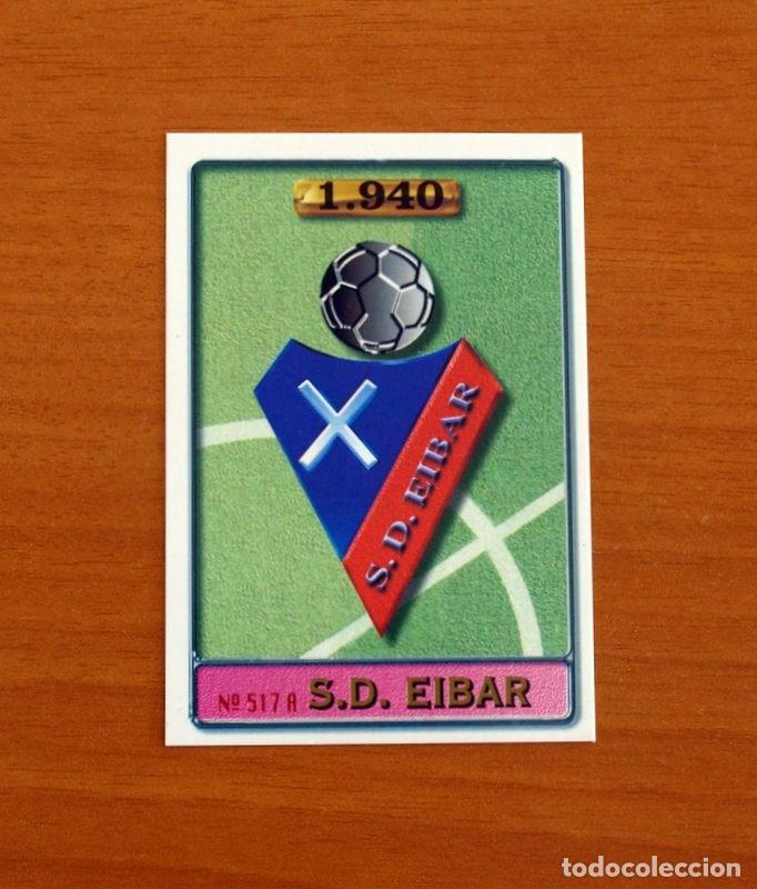 Cromos de F&uacute;tbol: Eibar -N&ordm; 517 A-B Escudo-Olano -2&ordf; Divisi&oacute;n-Mundicromo Las Fichas de la Liga 1996-1997-96-97