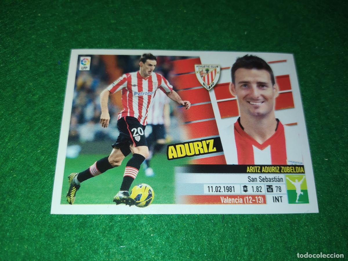 Cartes &agrave; collectionner de Football: LIGA ESTE 2013 2014 13/14 NUEVO SIN PEGAR ATHLETIC CLUB N&ordm; 16 ADURIZ